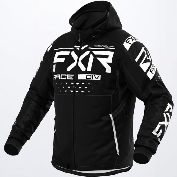  FXR Snowmobil Jacket RRX Black/White