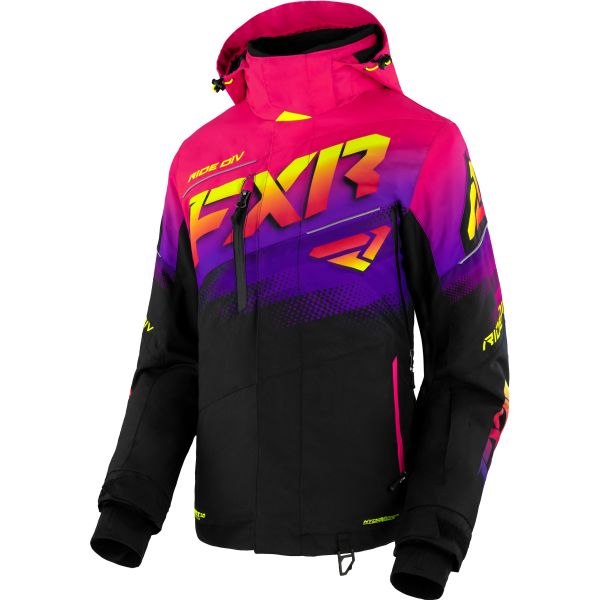  FXR W Boost FX Jacket Black/Neon Fusion