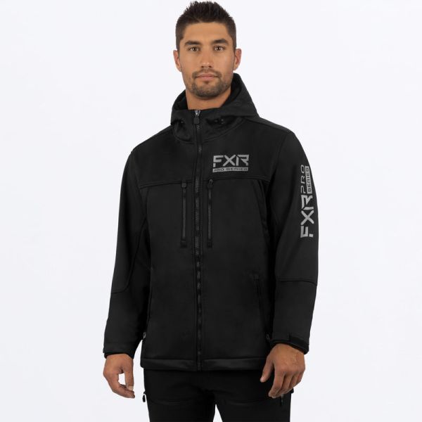 Jackets FXR Snowmobil Pro Softshell Jacket Black 23