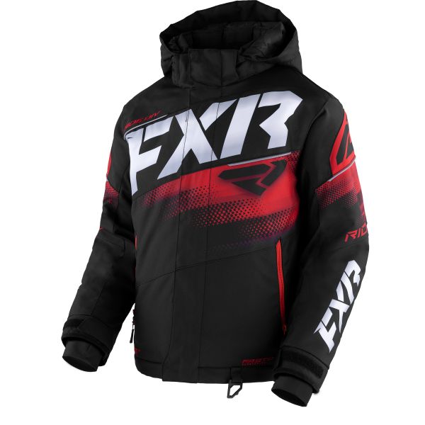  FXR Yth Boost Jacket Black/Red