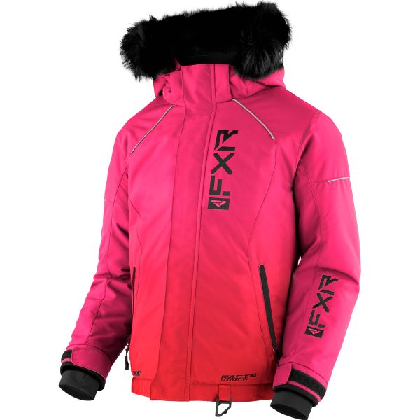  FXR Yth Fresh Jacket Raspberry-E Pink Fade