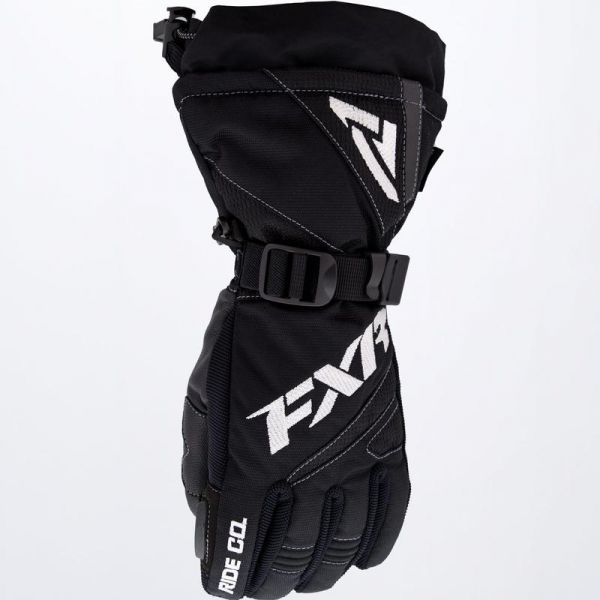  FXR Youth Snowmobil Helix Race Gloves Black