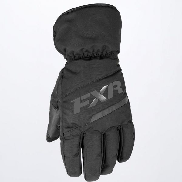  FXR Snowmobil Youth Gloves Octane Black