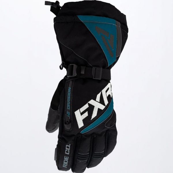  FXR Fusion Women Snowmobil Gloves Black/Ocean