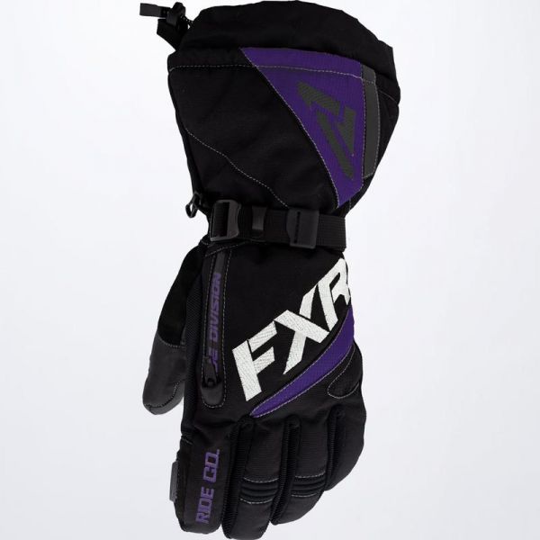 Gloves FXR Fusion Women Snowmobil Gloves Black/Purple
