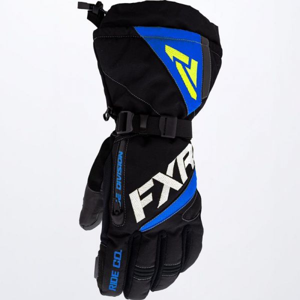 Gloves FXR Fuel Snowmobil Gloves Black/Blue/Hi-Vis