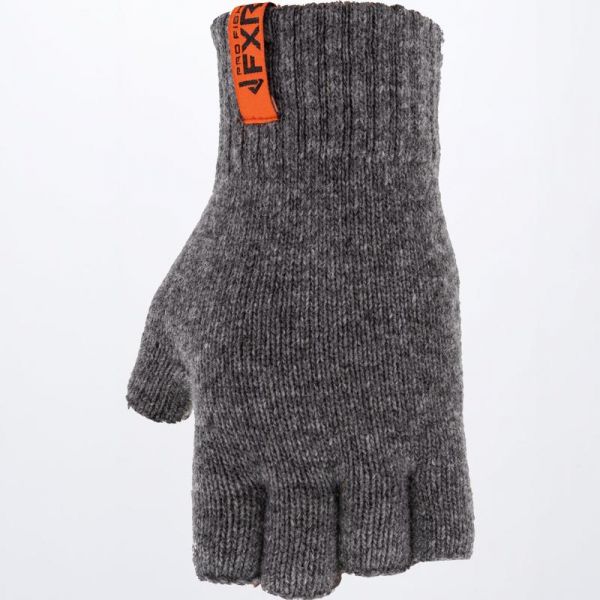 Gloves FXR Half Finger Wool Snowmobil Gloves Black