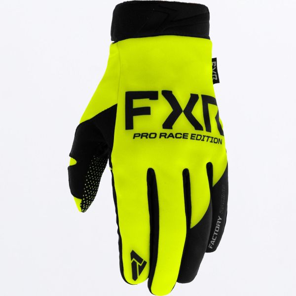 Gloves FXR Cold Cross Lite Snowmobil Glove Black/HiVis 