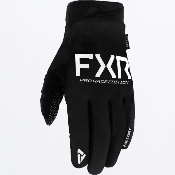  FXR Cold Cross Ultra Lite Snowmobil Glove  Black/White 