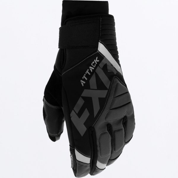Gloves FXR Attack Lite Insulated Snowmobil Glove Black 
