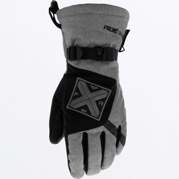Gloves FXR Ridge Snowmobil Insulated Glove Grey/Black 