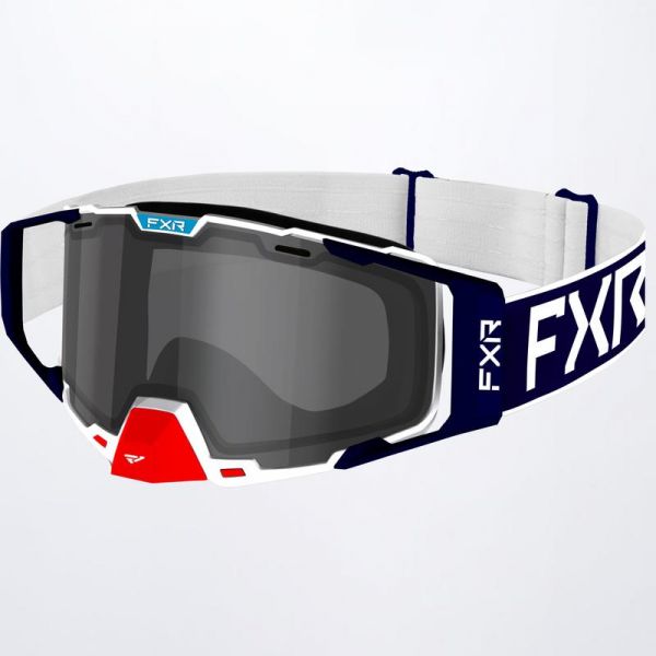  FXR Ochelari Snowmobil Combat Smoke Lens Patriot