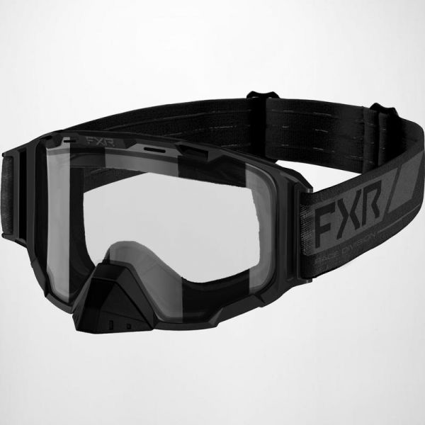  FXR Ochelari Snowmobil Copii Maverick Clear Lens Black Ops