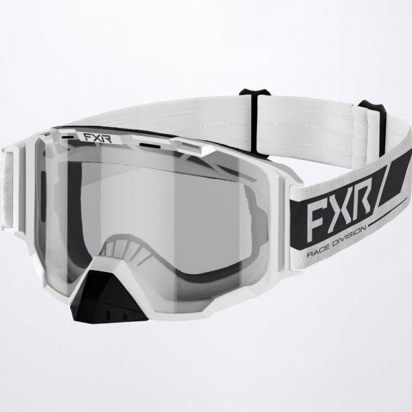  FXR Ochelari Snowmobil Maverick Clear Lens White
