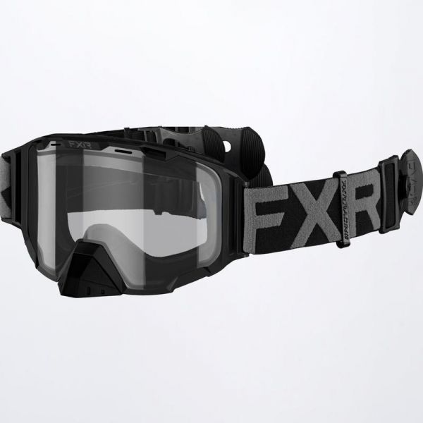  FXR Ochelari Snowmobil Maverick Cold Stop QRS Clear Lens Black Ops