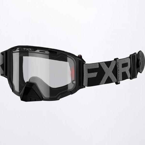  FXR Ochelari Snowmobil Maverick QRS Electric Clear Lens Black Ops