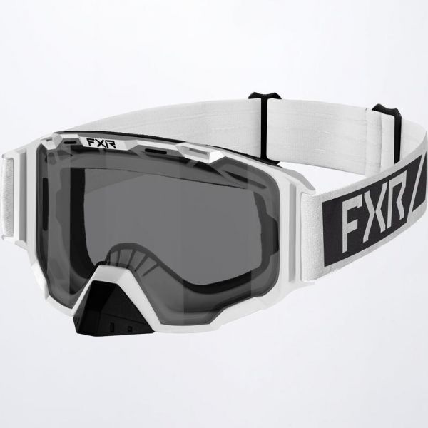  FXR Ochelari Snowmobil Maverick Smoke Lens White