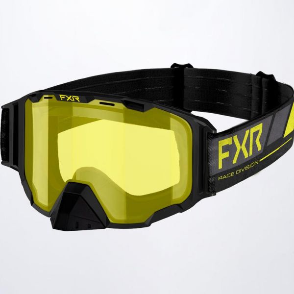 Goggles FXR Maverick Snowmobil Goggle Black/Char/Hi Vis