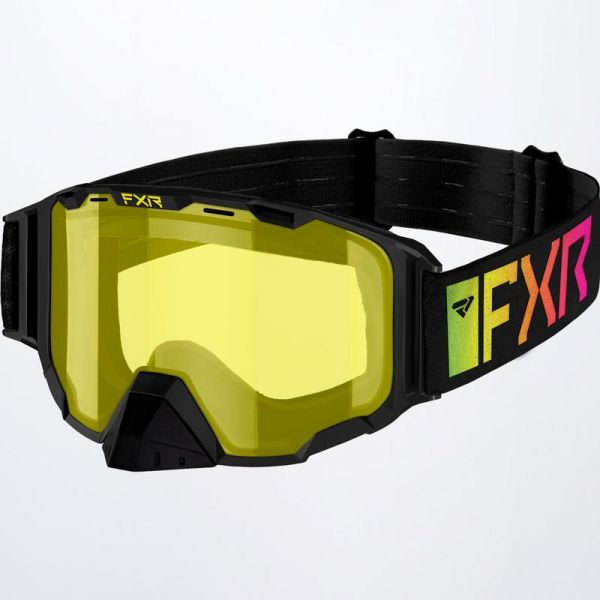  FXR Ochelari Snowmobil Maverick Yellow Lens Sherbert