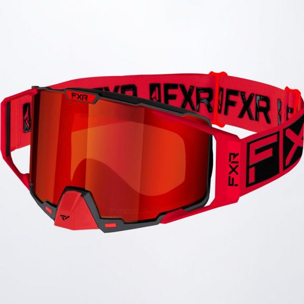  FXR Pilot Snowmobil Goggle Red