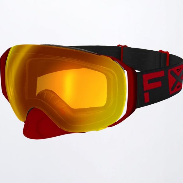 Goggles FXR Ride X Spherical Snowmobil Goggle Rust
