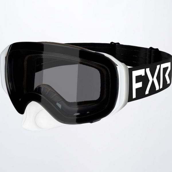  FXR Ochelari Snowmobil Ride X Spherical Smoke Lens Black/White