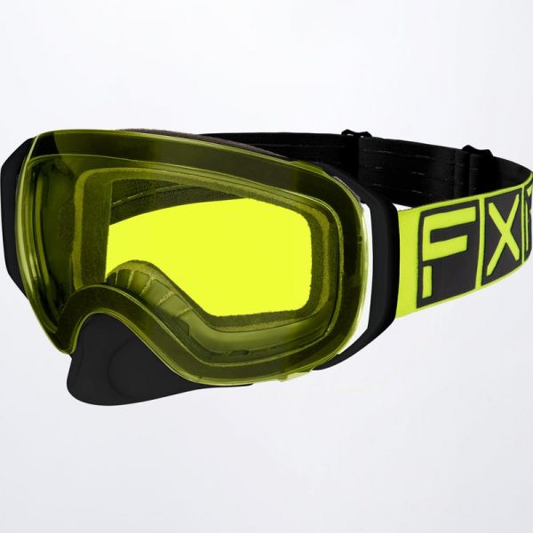  FXR Ochelari Snowmobil Ride X Spherical Yellow Lens Black/Hi Vis