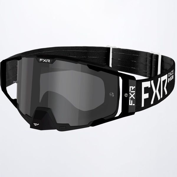  FXR Ochelari Snowmobil/Enduro Combat MX Smoke Lens Black/White