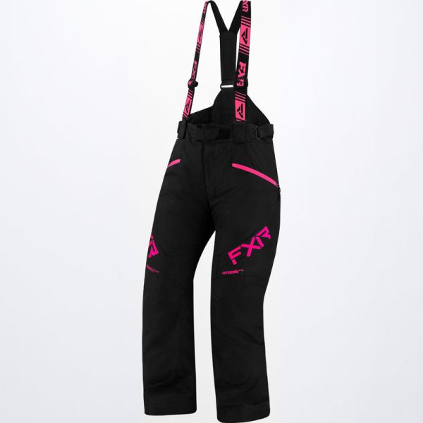  FXR Pantaloni Dama Snowmobil Insulated Fresh Black/E Pink 23