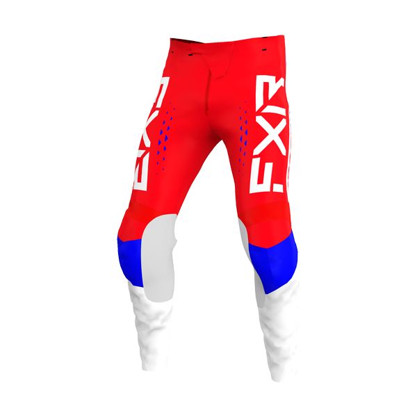 Pants MX-Enduro FXR Clutch Pro MX Pant Red/Royal Blue/White