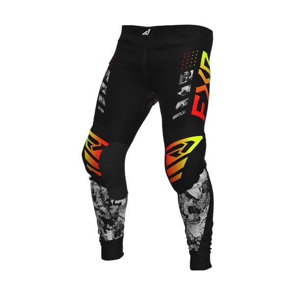 Pantaloni MX-Enduro FXR Pantaloni Enduro Podium Acid Inferno