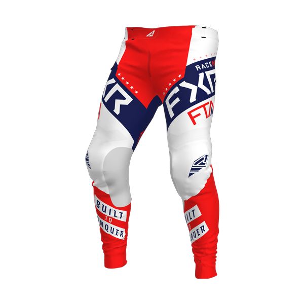 Pants MX-Enduro FXR Podium Gladiator MX Pant White/Red/Navy