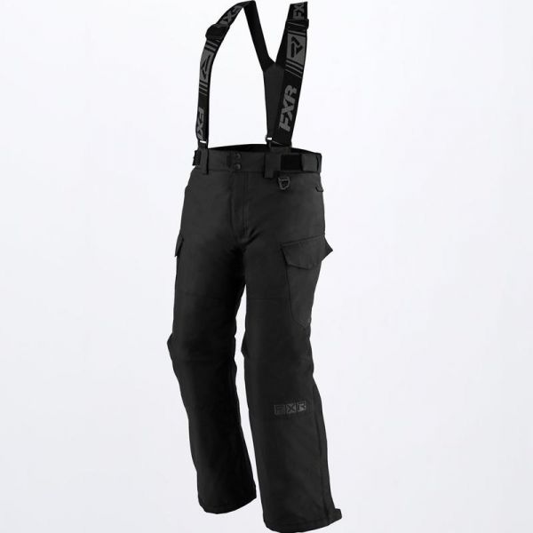 Pantaloni Snow - Copii FXR Pantaloni Snowmobil Copii Mici Kicker Black