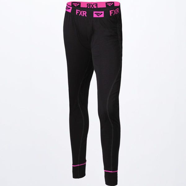 Functional Underwear FXR Womens's Snowmobil Vapour Merino Pants Black/Electric Pink