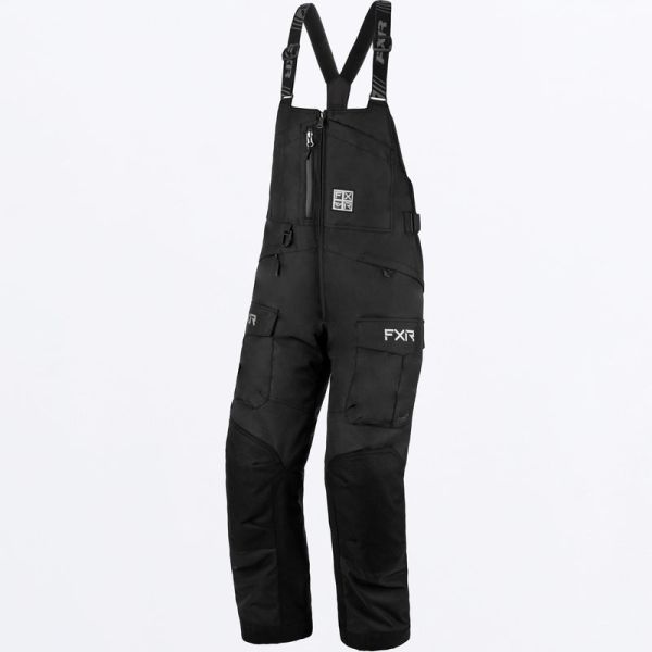 Bibs FXR Snowmobil Insulated Excursion Ice Pro Pant Black 24