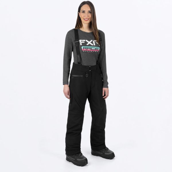  FXR Pantaloni Snowmobil Insulated Vertical Pro Insulated Softshell Black 24