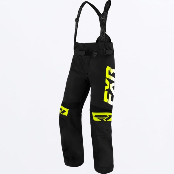  FXR Pantaloni Snowmobil Non-Insulated RRX Black/Hi Vis 24