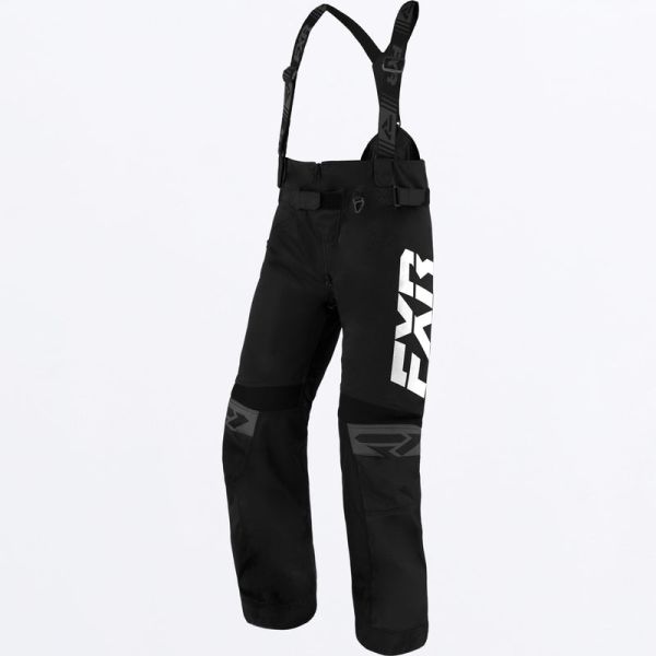  FXR Pantaloni Snowmobil Non-Insulated RRX Black/White 24