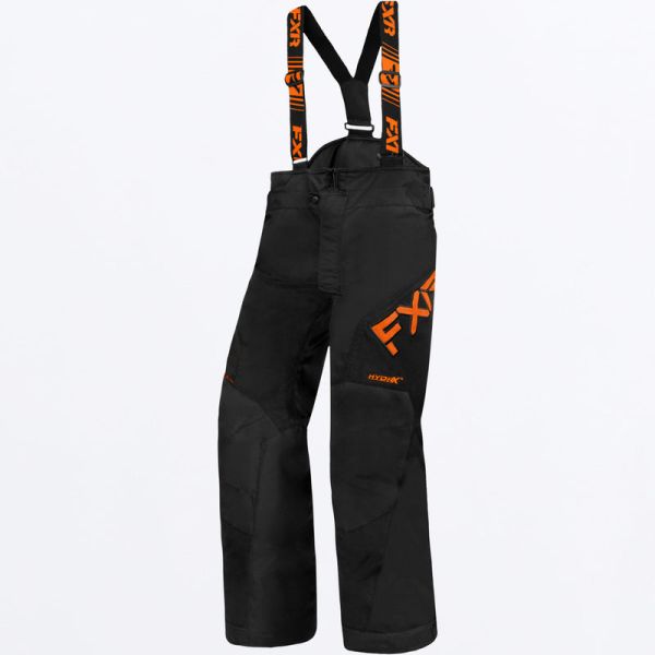  FXR Snowmobil Youth Insulated Clutch Pant Black/Orange 23
