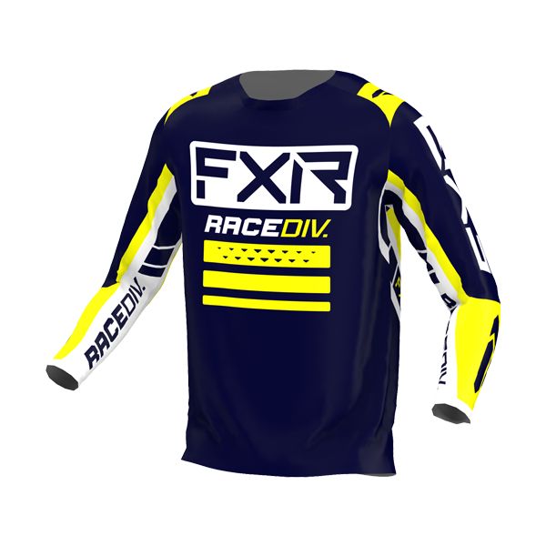 Jerseys MX-Enduro FXR Clutch Pro MX Jersey Midnight/White/Yellow