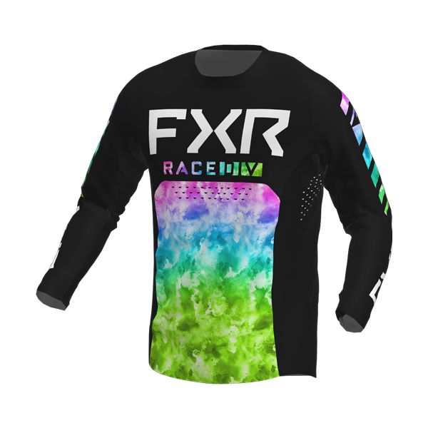Tricouri MX-Enduro FXR Tricou Enduro Podium Acid Rain