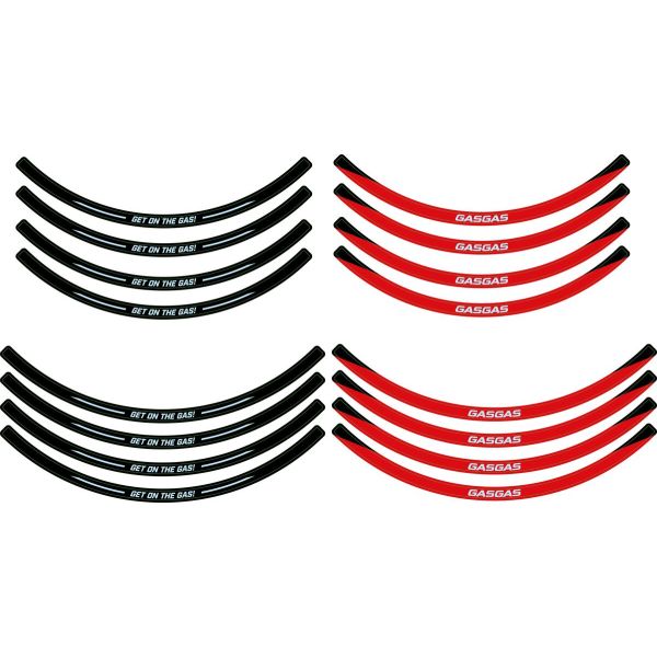Graphics Gas Gas Wheel rim sticker kit Gas Gas