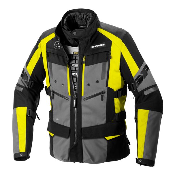 Geci Moto Textil Spidi Geaca Moto Textila Touring 4 Season Evo H2OUT Black/Yellow