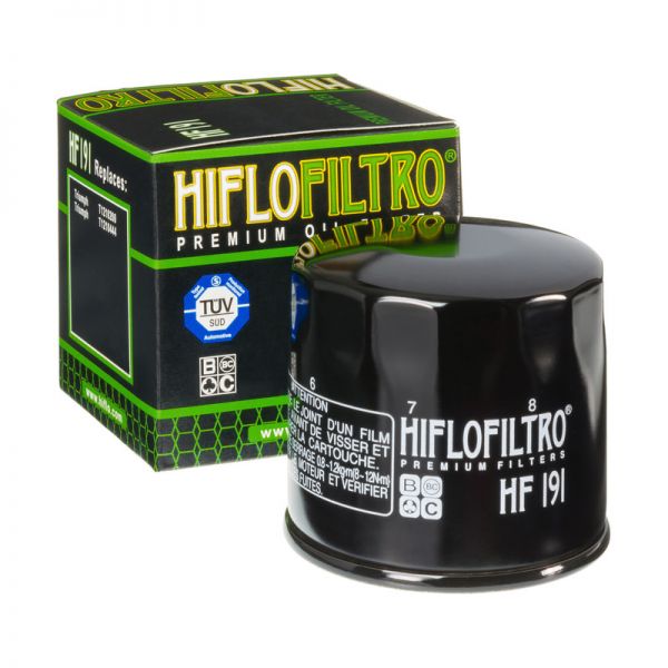  Hiflofiltro Filtru Ulei Glossy Black HF191