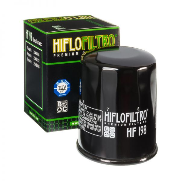  Hiflofiltro Oil Filter Glossy Black HF198