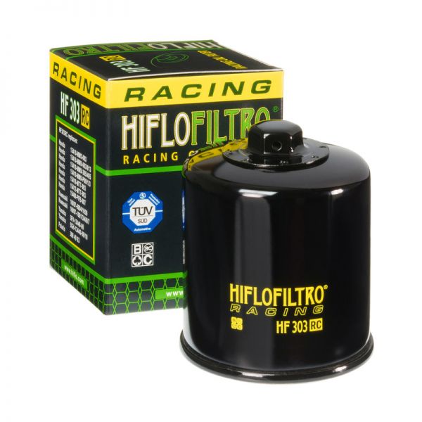 Street Bikes Oil Filters Hiflofiltro OIL FILTER RACING HF303RC