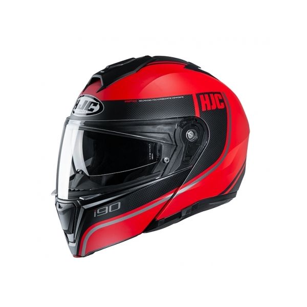 Flip up helmets HJC Flip-Up Helmet I90 Davan Red