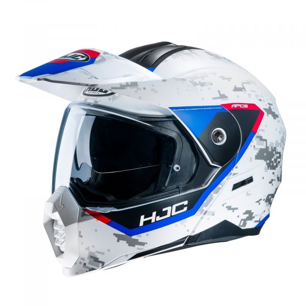 Flip up helmets HJC Moto Helmet Flip-Up C80 Bult Alb