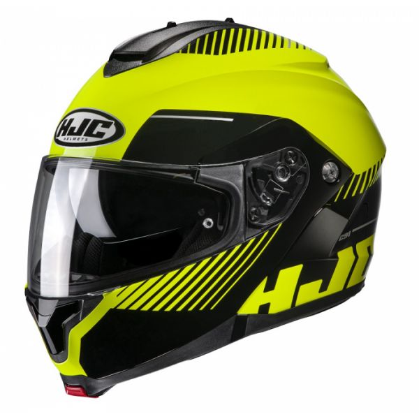 Casti Moto Flip-up (Modulabile) HJC Casca Moto Flip-Up C91 Prod Black/Yellow