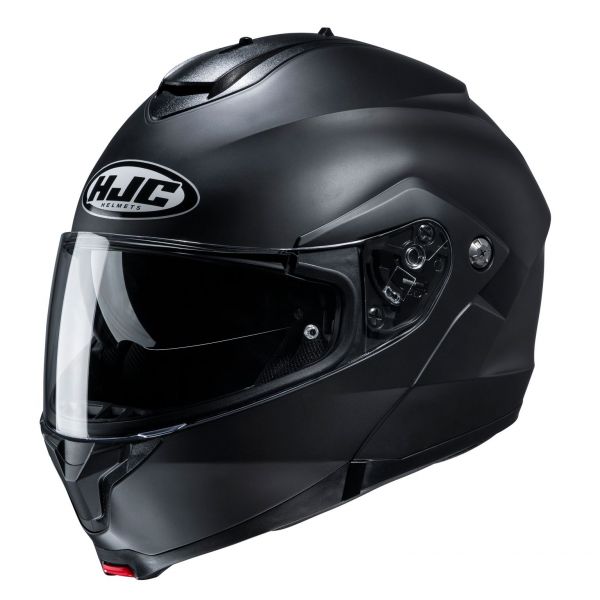 Flip up helmets HJC Moto Helmet Flip-Up C91 Solid Black Matt